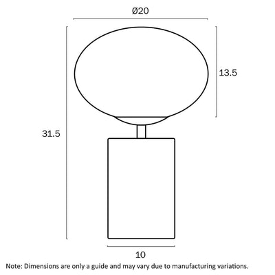 Telbix Lighting Table Lamps Notal Touch Table Lamp Lights-For-You
