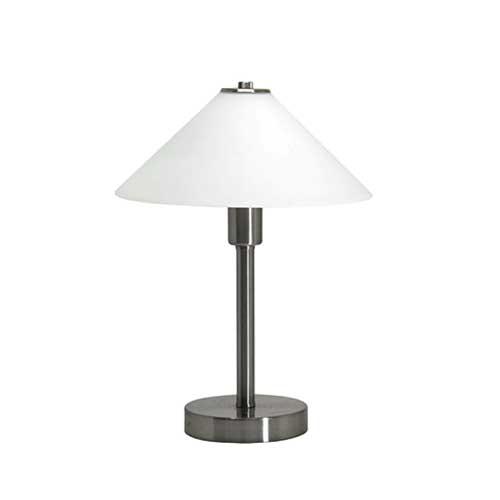 Telbix Lighting Table Lamps Nickel OHIO TOUCH TABLE LAMP by Telbix Lighting TBL1323NKG3