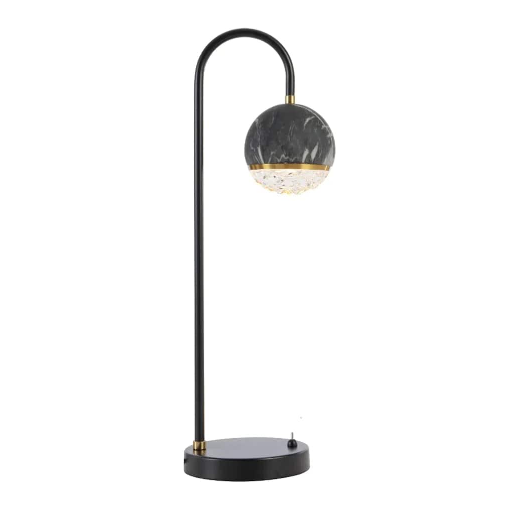 Telbix Lighting Table Lamps Oneta Table Lamp Black, White Lights-For-You ONETA TL-BKCL 9329501063590