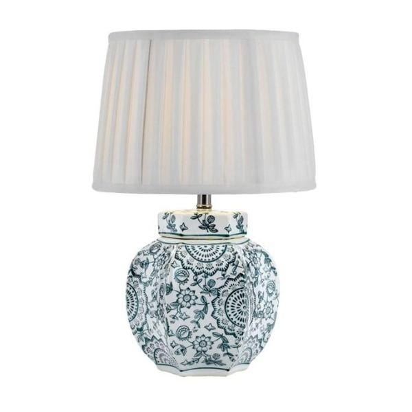 Telbix Lighting Table Lamps Padma Table Lamp in Green/White Lights-For-You PADMA TL-GRWH