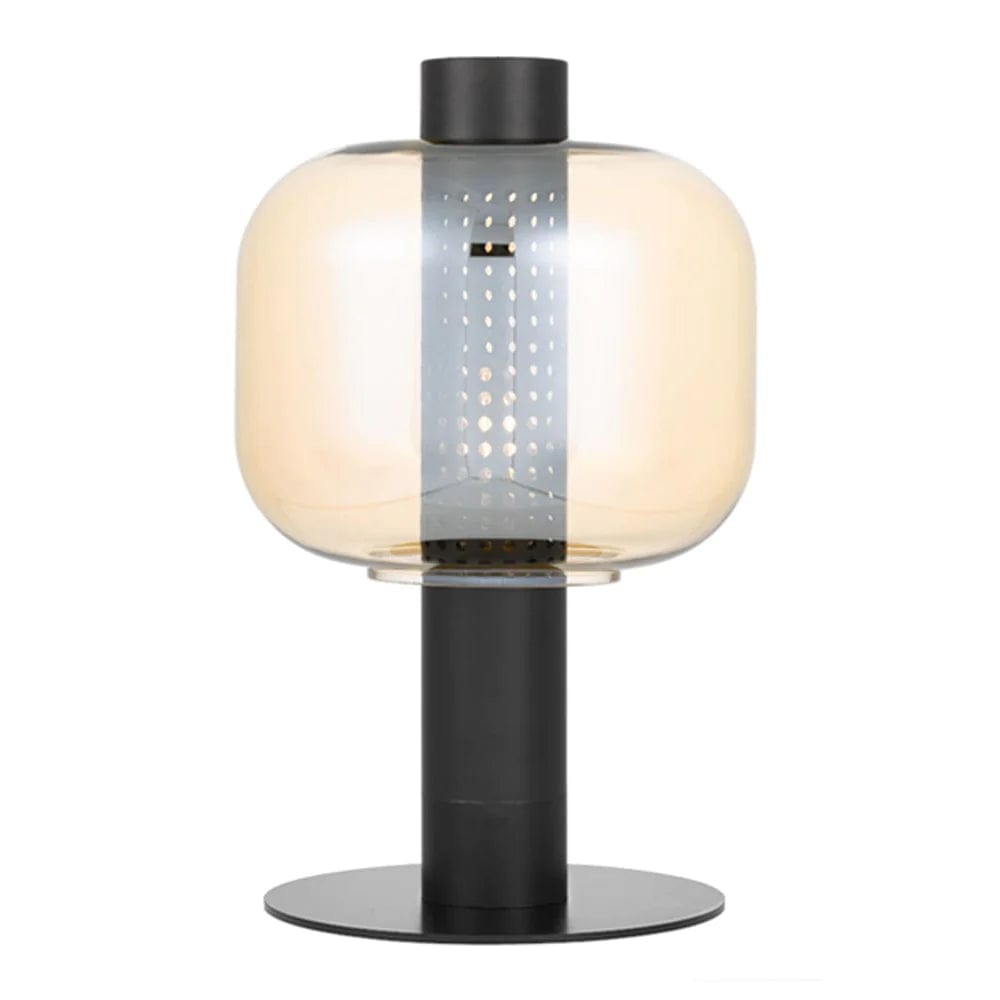 Telbix Lighting Table Lamps Black/Amber Parola Table Lamp 1Lt Lights-For-You PAROLA TL-BKAM