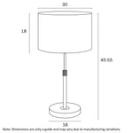 Telbix Lighting Table Lamps Placin Table Lamp Antique Gold, Bronze Lights-For-You