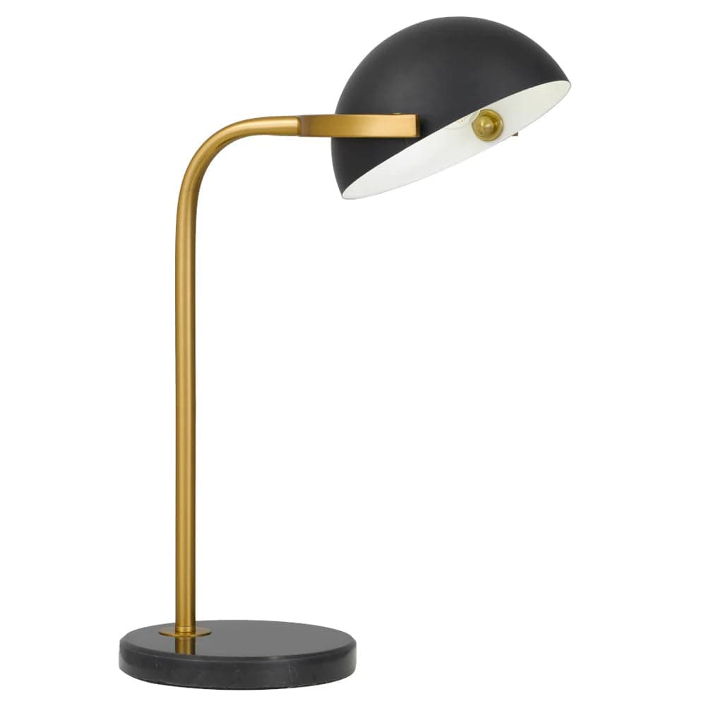 Telbix Lighting Table Lamps Pollard Table Lamp in Black/Antique Gold Lights-For-You POLLARD TL-BKAG