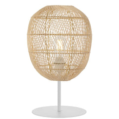 Telbix Lighting Table Lamps Rana 30 Rattan Table Lamp Natural Lights-For-You RANA TL30NAT KIT 9329501065181