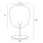 Telbix Lighting Table Lamps Rana 30 Rattan Table Lamp Natural Lights-For-You RANA TL30NAT KIT 9329501065181