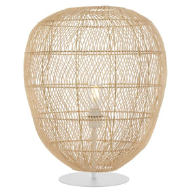 Telbix Lighting Table Lamps Rana Table Lamp 1Lt ø500mm Lights-For-You RANA TL50NAT KIT 9329501065242