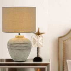 Telbix Lighting Table Lamps Sierra Ceramic Table Lamp Grey, Sand SIERRA TL Telbix Lighting Lights-For-You