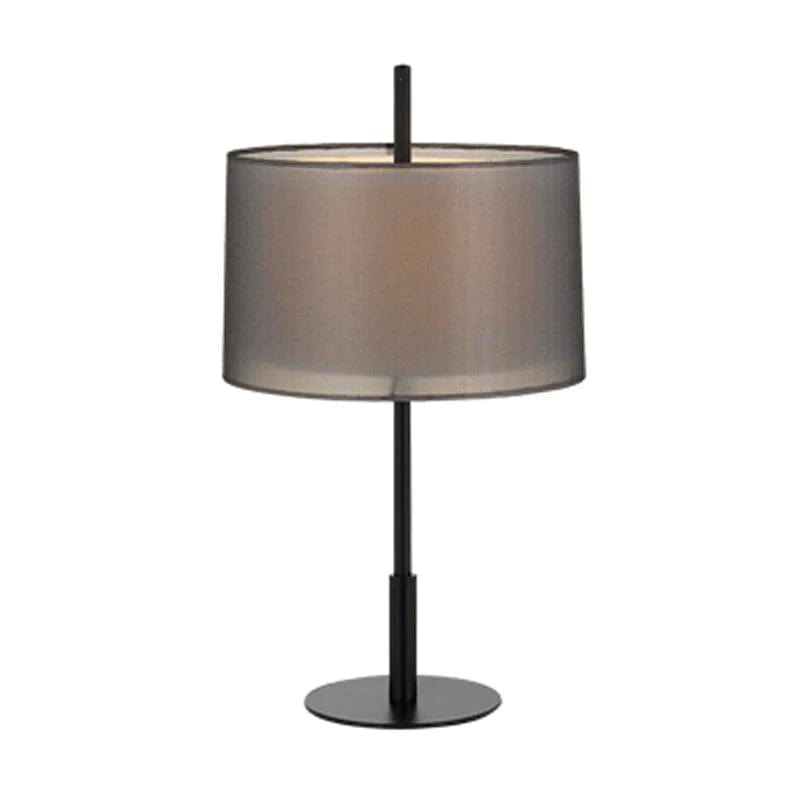 Telbix Lighting Table Lamps Vale Table Lamp in Black/Nickel Lights-For-You VALE TL-BK-2