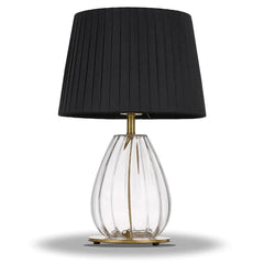Telbix Lighting Table Lamps Veana Table Lamp 1Lt in Antique Gold/Black or Chrome/Ivory Lights-For-You