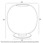 Telbix Lighting Table Lamps Viken Table Lamp Chrome, Gold, Opal Matt VIKEN TL Lights-For-You