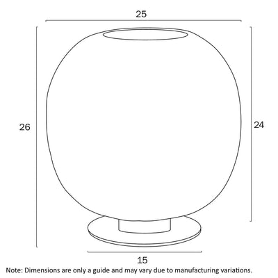 Telbix Lighting Table Lamps Viken Table Lamp Chrome, Gold, Opal Matt VIKEN TL Lights-For-You
