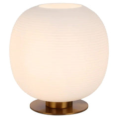 Telbix Lighting Table Lamps Opal Matt Viken Table Lamp Chrome, Gold, Opal Matt VIKEN TL Lights-For-You VIKEN TL-AGOM