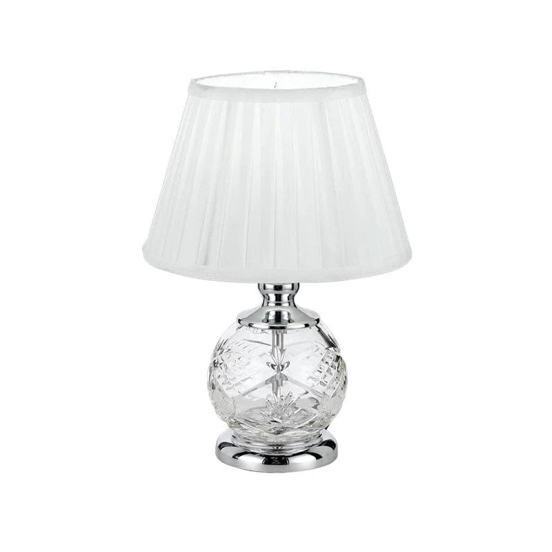 Telbix Lighting Table Lamps Vivian Table Lamp in Chrome or Gold Lights-For-You VIVIAN TL-CHWH 9329501032565