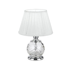 Telbix Lighting Table Lamps Vivian Table Lamp in Chrome or Gold Lights-For-You VIVIAN TL-CHWH 9329501032565