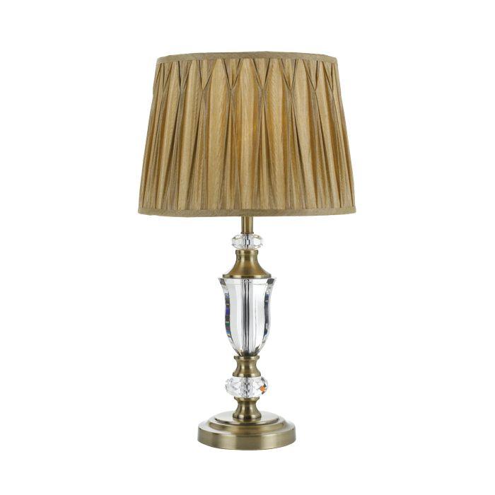 Telbix Lighting Table Lamps Brass WILTON TABLE LAMP - ANTIQUE BRASS with beautiful design by Telbix Lights-For-You TBL050ABG3
