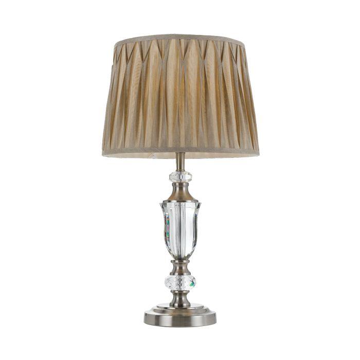 Telbix Lighting Table Lamps White WILTON TABLE LAMP - NICKLE with beautiful design by Telbix Lights-For-You TBL050NKG3