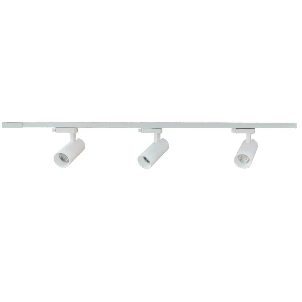 Telbix Lighting Track Lighting LOGIK TRACK LIGHT 12W Lights-For-You LOGIK TS55.3-WH