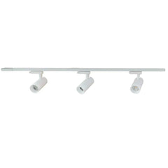 Telbix Lighting Track Lighting LOGIK TRACK LIGHT 12W Lights-For-You LOGIK TS55.3-WH