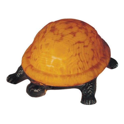 Tiffany Table Lamps Bronze/Brown Amber Turtle Tiffany Table Lamp TL-7051 Lights-For-You TL-7051