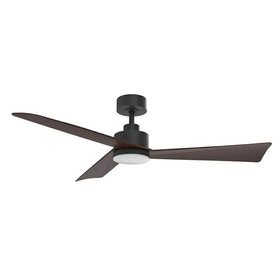 Vencha Lighting Ceiling Fans 52' Bronte DC Ceiling Fan White, Black, White/Oak, Black/Walnut with Light 550704X Vencha Lighting Lights-For-You 5507047