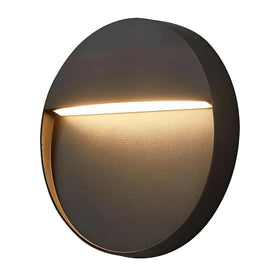 Vencha Lighting Exterior Step Lights Architectural Round LED Step Light CCT 4w in Black or White 11cm Diameter Lights-For-You 5505093-12v-BK-TC
