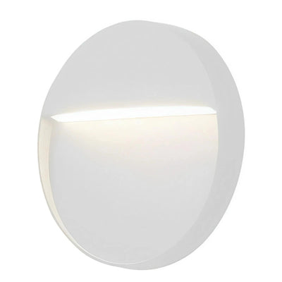 Vencha Lighting Exterior Step Lights Architectural Round LED Step Light CCT 4w in Black or White 11cm Diameter Lights-For-You 5505093-12v-WH-TC