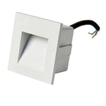 Vencha Lighting Exterior Step Lights Stan LED Step Light in Black or White Lights-For-You 5505085-12v-WH-3K