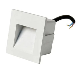 Vencha Lighting Exterior Step Lights Stan LED Step Light in Black or White Lights-For-You 5505085-12v-WH-3K