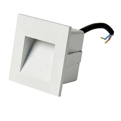 Vencha Lighting Exterior Step Lights Stan LED Step Light in Black or White Lights-For-You 5505085-12v-WH-3K