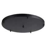 Vencha Lighting Lighting Accessories - 5 Light Round Plate in Black (ø550mm) Lights-For-You 5519011