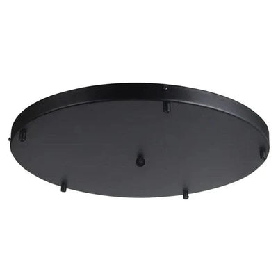Vencha Lighting Lighting Accessories - 5 Light Round Plate in Black (ø550mm) Lights-For-You 5519011