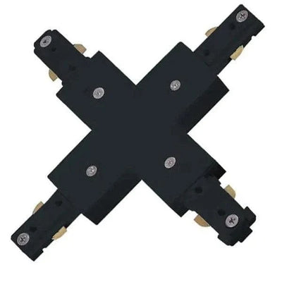 Vencha Lighting Lighting Accessories: Cross Joiner in White or Black Lights-For-You