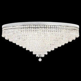 Vencha Lighting Lighting Asfour Crystal 12Lt Close to Ceiling (CTC) Light in Chrome or Gold Lights-For-You C-8080-29-CH