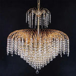 Vencha Lighting Lighting Asfour Crystal 13Lt Chandelier in Chrome or Gold Lights-For-You K-4718-26-14-GD
