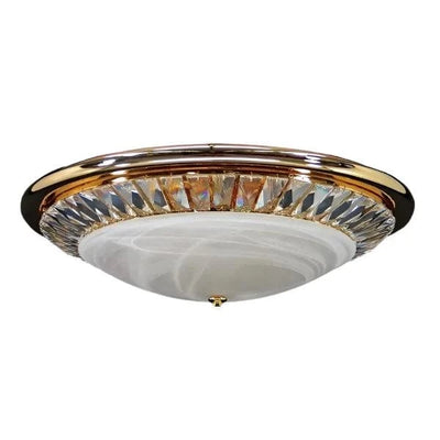 Vencha Lighting Lighting Asfour Crystal 3Lt Ceiling Light in Gold Lights-For-You C-937-15-3L-GD