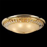 Vencha Lighting Lighting Asfour Crystal 6Lt Ceiling Light in Chrome or Gold Lights-For-You C-937-20-6L-GD