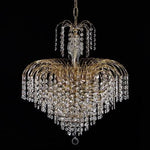Vencha Lighting Lighting Asfour Crystal 7Lt Chandelier in Chrome or Gold Lights-For-You K-4718-19-14-CH