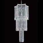 Vencha Lighting Lighting Asfour Crystal 7Lt Chandelier in Chrome or Gold Lights-For-You K-8081-14-CH