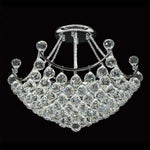 Vencha Lighting Lighting Asfour Crystal 8Lt Close to Ceiling (CTC) Light in Chrome or Gold Lights-For-You C-2006-21-CH