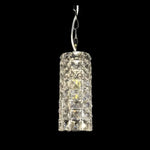Vencha Lighting Lighting Asfour Crystal Pendant Light in Chrome or Gold Lights-For-You C-22-5-1L-CH