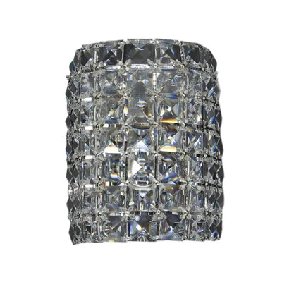 Vencha Lighting Lighting Asfour Crystal Wall Light in Chrome Lights-For-You W-22-1L-CH