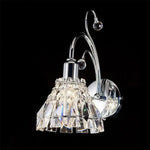 Vencha Lighting Lighting Asfour Crystal Wall Light in Chrome or Gold Lights-For-You W-031-1L-CH