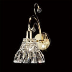 Vencha Lighting Lighting Asfour Crystal Wall Light in Chrome or Gold Lights-For-You W-031-1L-GD