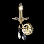 Vencha Lighting Lighting Asfour Crystal Wall Light in Gold Lights-For-You W-2039-1L-GD