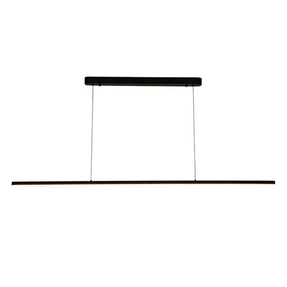 Vencha Lighting Lighting Beam Linear LED Pendant Light 1500mm, 2000mm, 2400mm in Black, Gold or White Lights-For-You 5510230-BK