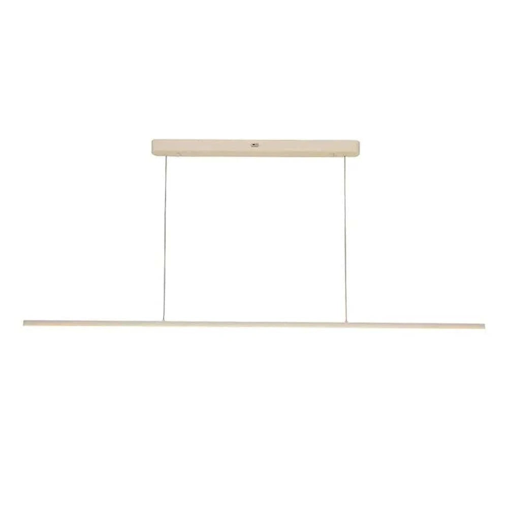 Vencha Lighting Lighting Beam Linear LED Pendant Light 1500mm, 2000mm, 2400mm in Black, Gold or White Lights-For-You 5510230-WH