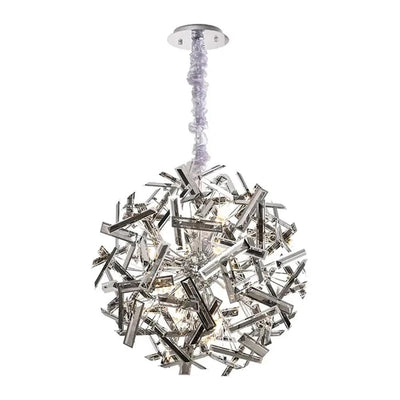 Vencha Lighting Lighting Brazza Pendant Light 12Lt, 24Lt, 30Lt in Black/Chrome or Gold Lights-For-You 5510265-BKCH