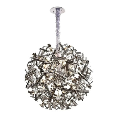 Vencha Lighting Lighting Brazza Pendant Light 12Lt, 24Lt, 30Lt in Black/Chrome or Gold Lights-For-You 5510268-BKCH