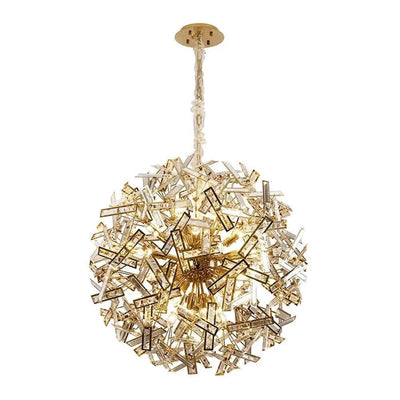 Vencha Lighting Lighting Brazza Pendant Light 12Lt, 24Lt, 30Lt in Black/Chrome or Gold Lights-For-You 5510268-GD