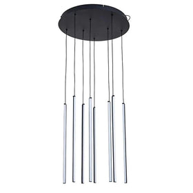 Vencha Lighting Lighting Centric Drop LED Pendant Light CCT 8Lt 72w Black, Gold Lights-For-You 5510240